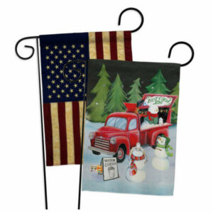 Snowmen Hot Cocoa Winter Christmas Garden Flags Pack