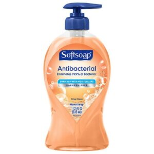 Softsoap Antibacterial Liquid Hand Soap Pump Crisp Clean - 11.25 oz