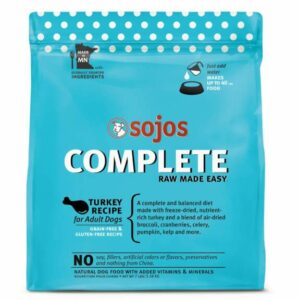 Sojos Complete Grain-Free Adult Turkey Recipe Freeze-Dried Raw Dog Food, 7 lbs.