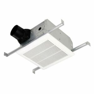 Soler and Palau 80 CFM 1.7 Sone Ceiling Mounted HVI Certified Bath Fan with Built-In Backdraft Damper - PCV80