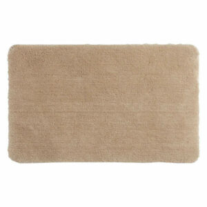 Solid Home Decor Rug, Bathroom, Living Room Doormat, Beige, 15.75"x23.