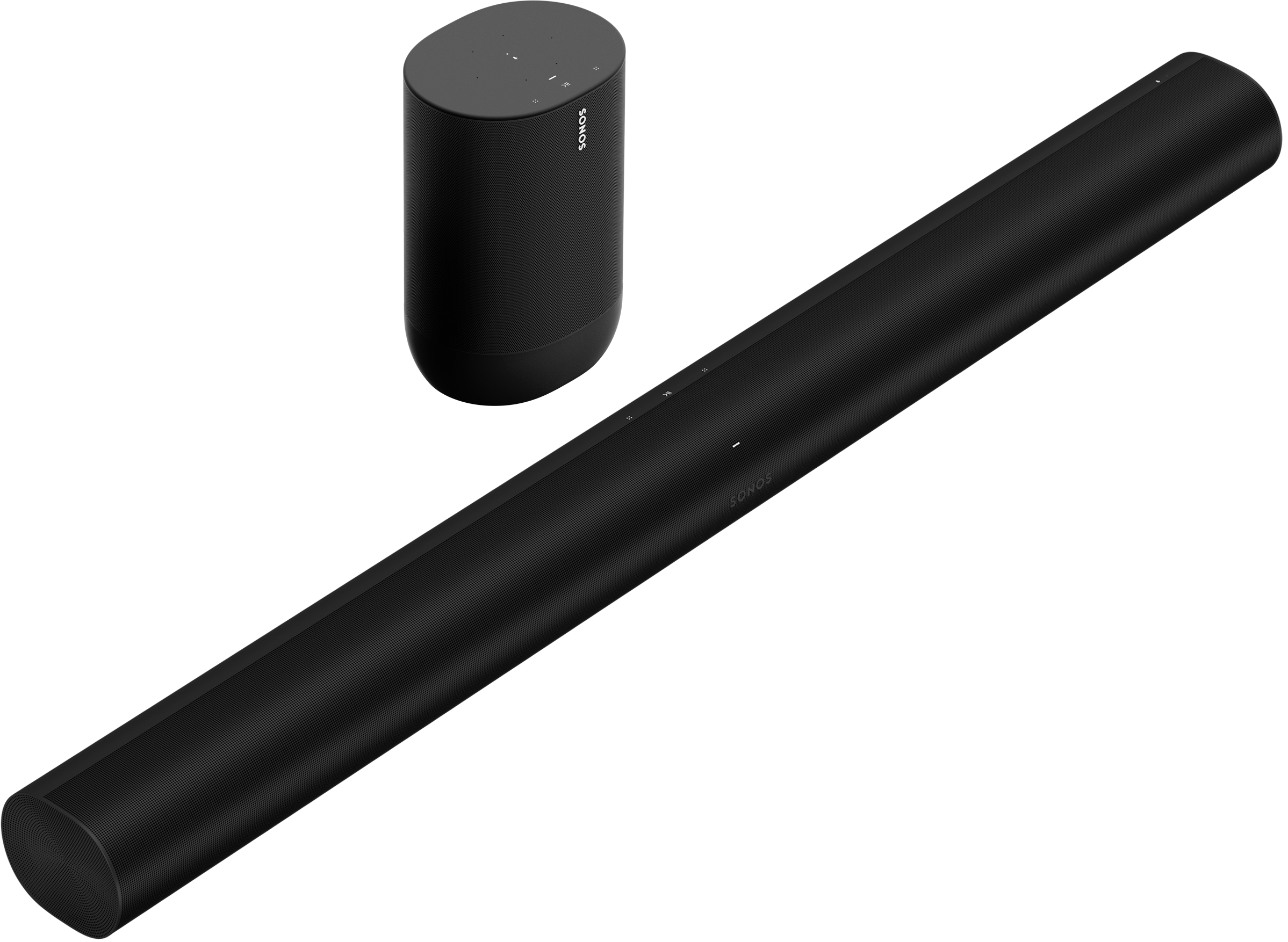 Sonos Multiroom Entertainment Set with Arc & Move - Black Sonos Multiroom Entertainment Set with Arc & Move - Black