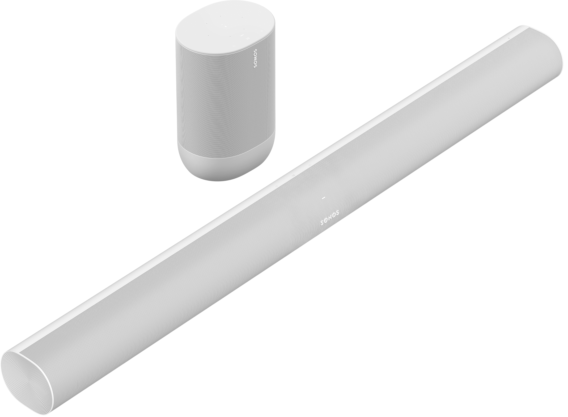 Sonos Multiroom Entertainment Set with Arc & Move - White Sonos Multiroom Entertainment Set with Arc & Move - White