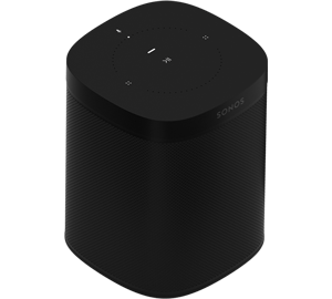Sonos One Smart Speaker (Gen 2) - Wireless Speaker - Google Assistant & Amazon Alexa Voice Control - AirPlay Compatible - Black - Sonos