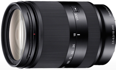 Sony 18-200mm f/3.5-5.6 Black Zoom Camera Lens