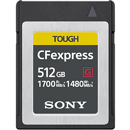 Sony 512GB CEB-G Series CFexpress Type B Memory Card