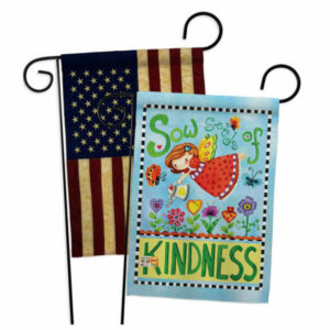 Sow Seeds of Kindness Spring Floral Garden Flags Pack