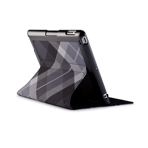 Speck FitFolio Cover for Apple iPad 4 MegaPlaid (Black)