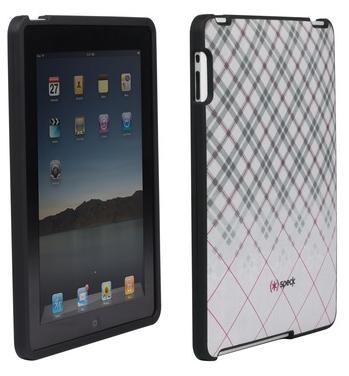 Speck Grey & Black Plaid Fitted Case for Apple iPad Gen 1