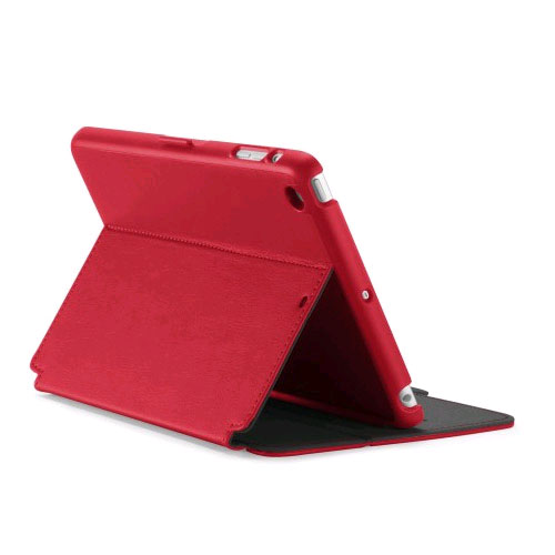 Speck Products StyleFolio Case for Apple iPad Mini/iPad Mini Retina (Dark Poppy Red/Slate Gray)