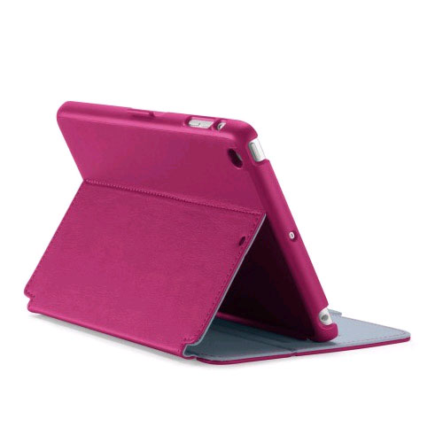 Speck Products StyleFolio Case for Apple iPad Mini/iPad Mini Retina (Fuchsia Pink/Nickel Gray)