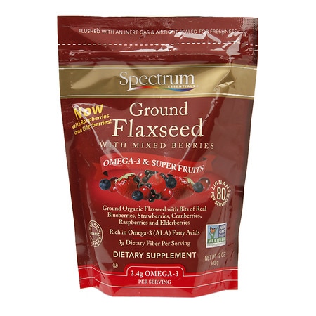 Spectrum Essentials Flaxseed Dietary Supplement Ground - 12.0 oz