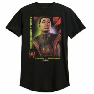 Spider-Man: Miles Morales Portrait T-Shirt for Adults Official shopDisney