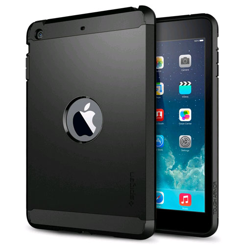 Spigen SGP Tough Armor Case for Apple iPad Mini/iPad Mini Retina (Black)