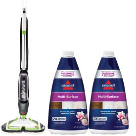 SpinWave Hard Floor Spin Mop and Multi-Surface Formula Bundle