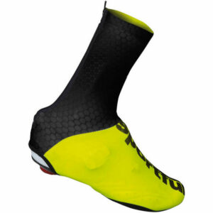 Sportful Lycra Overshoes - Black-Fluo Yellow