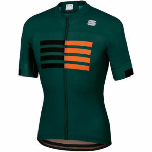 Sportful Wire Jersey - XXXL - Sea Moss-Black-Orange SDR