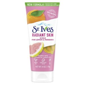 St. Ives Radiant Skin Face Scrub Pink Lemon and Mandarin Orange - 6.0 oz