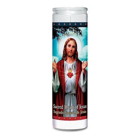 St. Jude Sacred Heart of Jesus Wax Candle - 1.0 ea