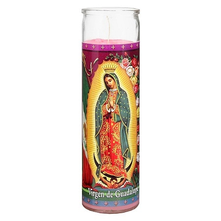 St. Jude Virgin of Guadalupe Prayer Candle 8 inch - 1.0 ea