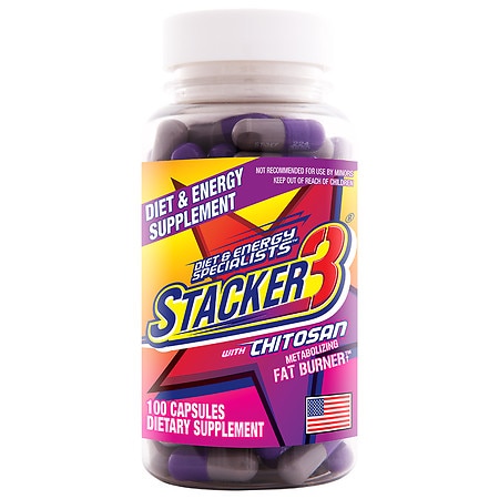 Stacker 3 Herbal Dietary Supplement Capsules - 100.0 ea