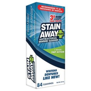 StainAway Plus Powered Professional Strength Denture Cleanser - 8.1 fl oz