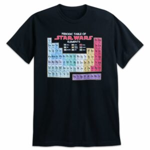 Star Wars Periodic Table of Elements T-Shirt for Men Official shopDisney