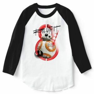 Star Wars: The Last Jedi BB-8 ''Roll With It'' Raglan T-Shirt for Boys Customizable Official shopDisney