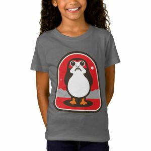 Star Wars: The Last Jedi Porg Badge T-Shirt for Girls Customizable Official shopDisney