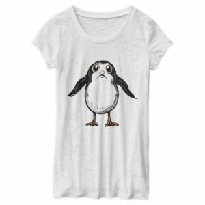 Star Wars: The Last Jedi Porg Burnout T-Shirt for Women Customizable Official shopDisney