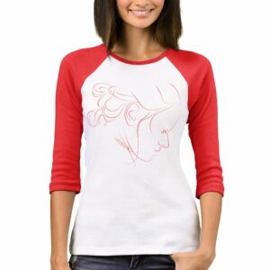 Star Wars: The Last Jedi Rey Art Line Raglan T-Shirt for Women Customizable Official shopDisney