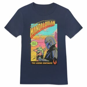 Star Wars: The Mandalorian Season 2 Comic Poster T-Shirt for Adults Official shopDisney