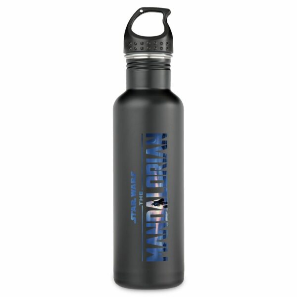 Star Wars: The Mandalorian Season 2 Logo Stainless Steel Water Bottle Official shopDisney