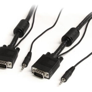 StarTech 25 Ft. Coax High Resolution Monitor VGA Cable With Audio HD15 M/M