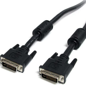 StarTech Black 20 ft DVI-I Dual Link Digital Analog Monitor Cable M/M