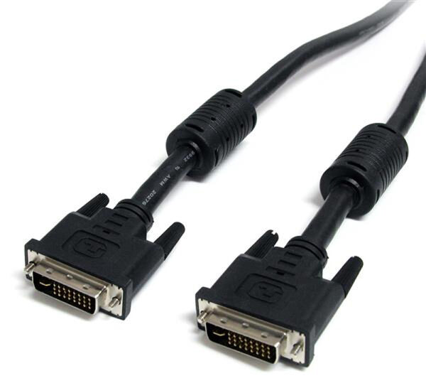 StarTech Black 20 ft DVI-I Dual Link Digital Analog Monitor Cable M/M