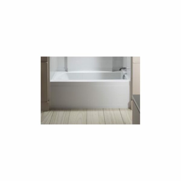 Sterling 71161120 36" Standard Bath with Right-hand Drain from the Accord Series Biscuit Tub Soaking Alcove