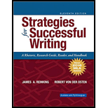 Strategies for Successful Writing: Rhetoric, Research Guide, Reader and Handbook (Looseleaf) - With Supplement