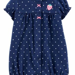 Strawberry Snap-Up Romper