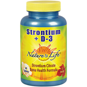 Strontium Plus Vitamin D3 - Bone Health Formula (60 Tablets)