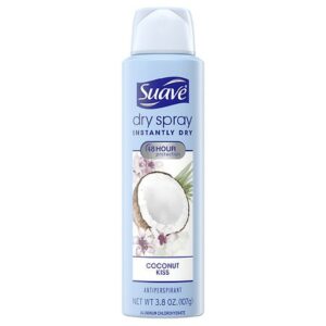 Suave Coconut Kiss Dry Spray Antiperspirant Deodorant - 3.8 oz