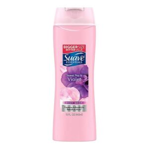 Suave Essentials Body Wash Sweet Pea & Violet - 15.0 fl oz