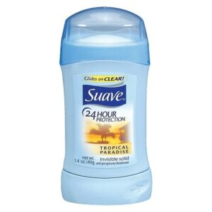 Suave Invisible Solid Anti-Perspirant Deodorant Tropical Paradise - 1.4 oz