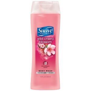 Suave Naturals Body Wash Wild Cherry Blossom - 12.0 fl oz
