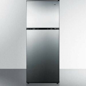 Summit 22" Top Freezer Refrigerator w/ 7.1 cu. ft. Capacity in Stainle