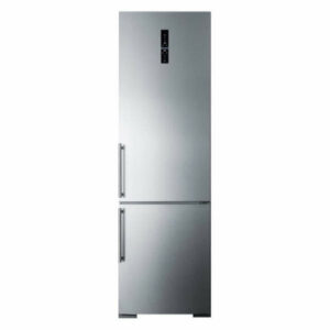 Summit 24" Energy Star Certified Bottom Freezer Refrigerator in Stainl