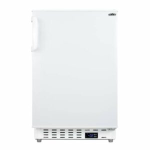 Summit ALFZ36 20 Inch Wide 2.68 Cu. Ft. Capacity Compact Freezer White Refrigeration Appliances Freezers Upright Compact Freezers