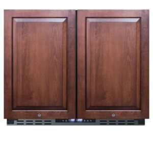 Summit FFRF36ADA 36 Inch Wide 5.8 Cu. Ft. Capacity Side-By-Side Refrigerator-Freezer Combo - ADA Compliant Panel Ready Refrigeration Appliances