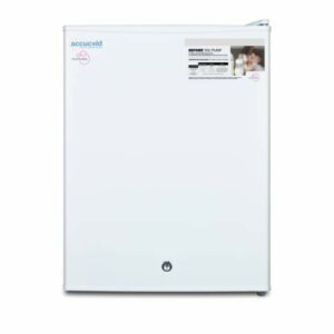 Summit FS30LMC Momcube 19 Inch Wide 1.8 Cu. Ft. Capacity Breast Milk Storage Freezer White Medical Appliances Freezer Breast Milk Storage