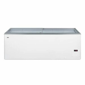 Summit NOVA61 Commercial 71 Inch Wide 21.3 Cu. Ft. Capacity Food & Beverage Freezer Merchandiser White Commercial Freezers Merchandiser Food &